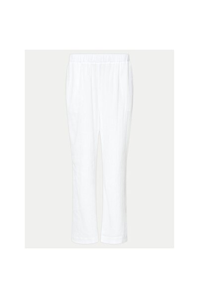 Seafolly Γυναικεία Υφασμάτινα Παντελόνια 55430-PA Λευκό