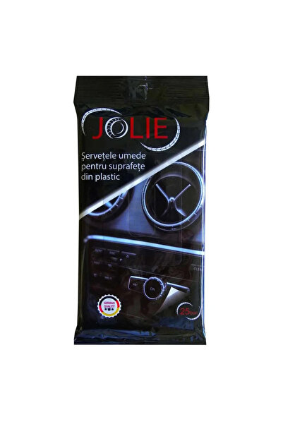 JOLIE Servetele umede auto pentru suprafete din plastic 25 buc