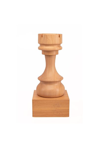 Sunrise Chess & Games Wooden chess trophy - White Tower