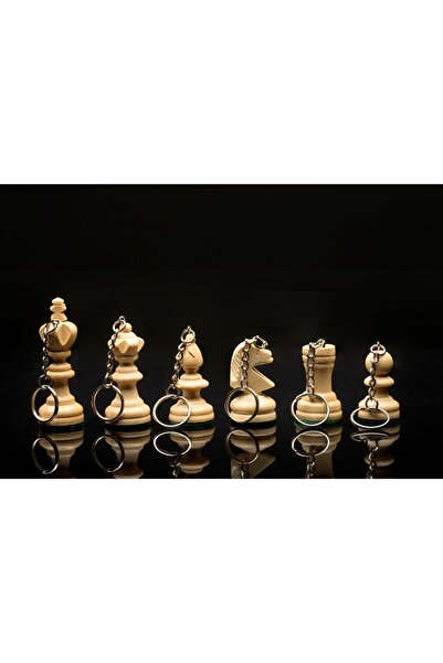 Sunrise Chess & Games White BISHOP Keychain