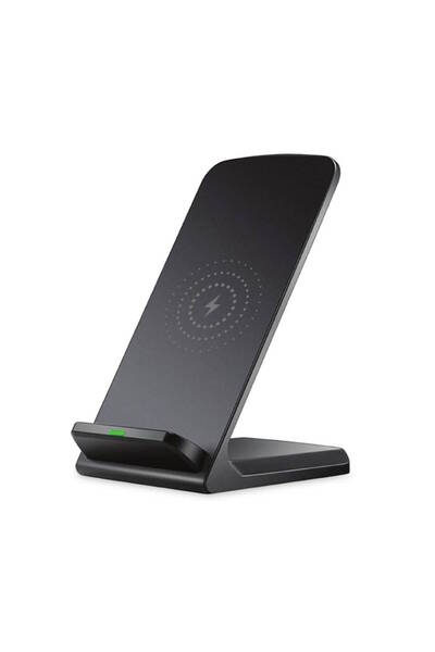 OEM Setty Ασύρματος Φορτιστής (Qi Pad) 15W με Βάση Στήριξης Μαύρος (LI-15-S1)