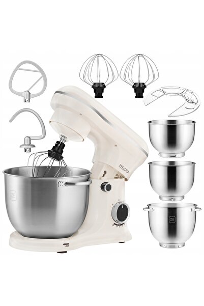 NO BRAND Robot de bucătărie planetar ZEEGMA Planet Trio Cream 1500W