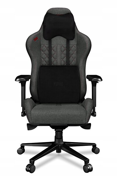 Yumisu Scaun de gaming 2050 Gri închis-roșu