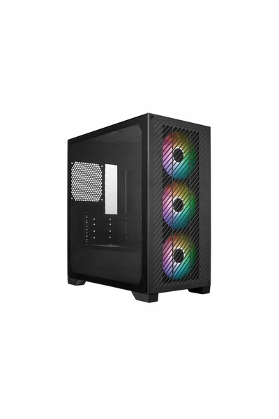 NO BRAND Carcasă COOLER MASTER Elite 301 ARGB Negru