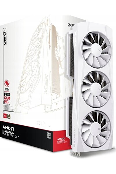 NO BRAND Placă video XFX Quicksilver Radeon RX 9070 XT White Magnetic Air 16GB