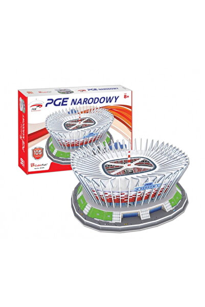NO BRAND Puzzle 3D CUBIC FUN Construcții din lume Stadion PGE Narodowy MC249H