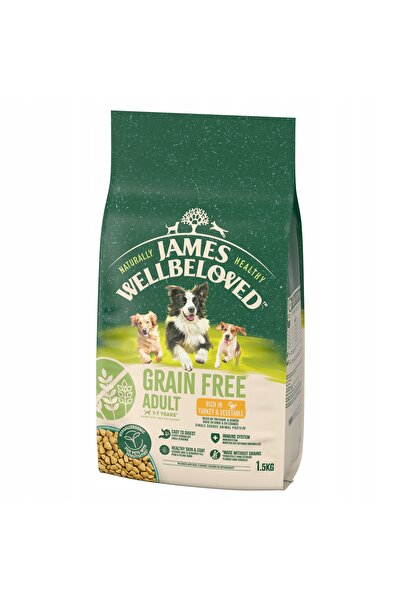NO BRAND Hrana pentru caini JAMES WELLBELOVED Monoproteină de curcan 1,5 kg