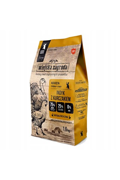 NO BRAND Hrana pentru pisici RURAL GARD Curcan cu pui 1,6 kg