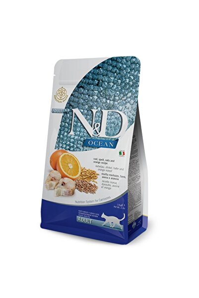 NO BRAND Hrană pentru pisici Farmina Dorsz, Orkisz, Ovăz și Portocală 300 g