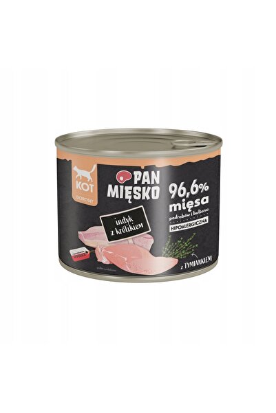 NO BRAND Hrana pentru pisici PAN MIĘSKO Peru cu iepure 200 g