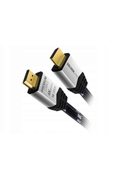 NO BRAND Cablu HDMI - HDMI 4K GOLDENLINE V2.0B 2,5 m