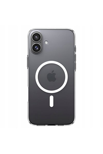 Spigen Husă cu cristale lichide MagSafe pentru Apple iPhone 16 Transparentă