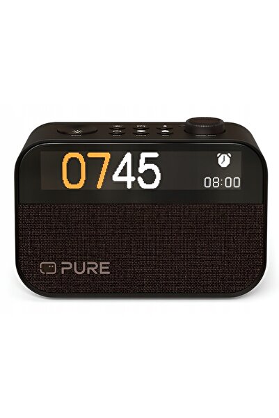 NO BRAND Radiobudzik PURE Moment Încărcare Cafea Neagră