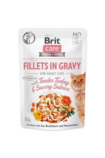 NO BRAND Hrana pentru pisici BRIT Pui cu somon 85 g