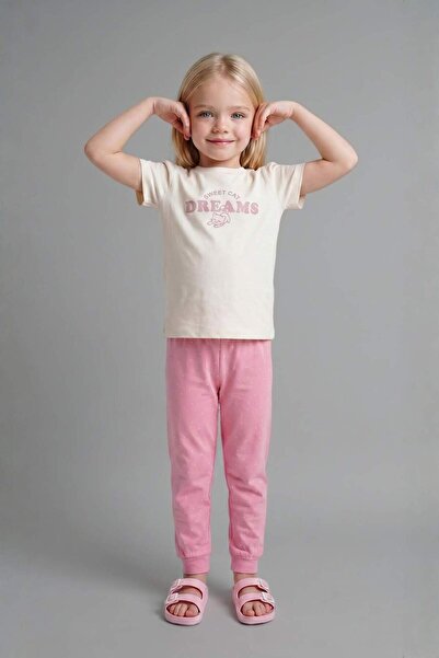 DeFacto 100% Cotton Patterned 2-Piece Short Sleeve Pajama Set for Baby Girl I...