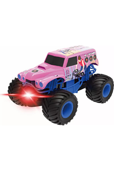 CEVODLE MASINUTA CU LUMINI, SUNETE SI FRICTIUNE, SCARA 1/24, 19CM, ROZ