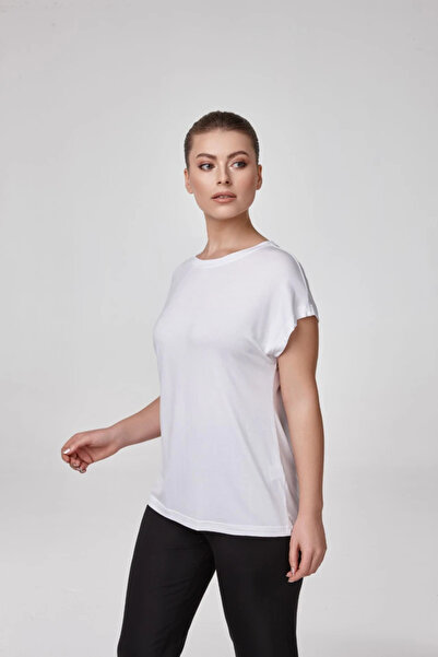 relactive P2520 Women's Kısakol 0 Collar T-Shirt