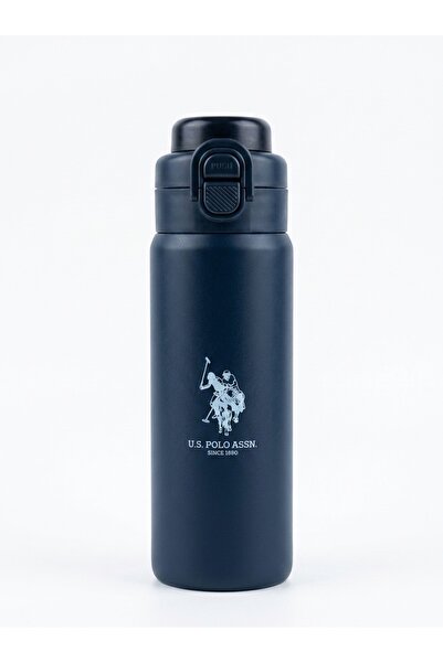 U.S. Polo Assn. قارورة ترمس من الفولاذ المقاوم للصدأ مع شفاطة وخيارات شرب عاد...