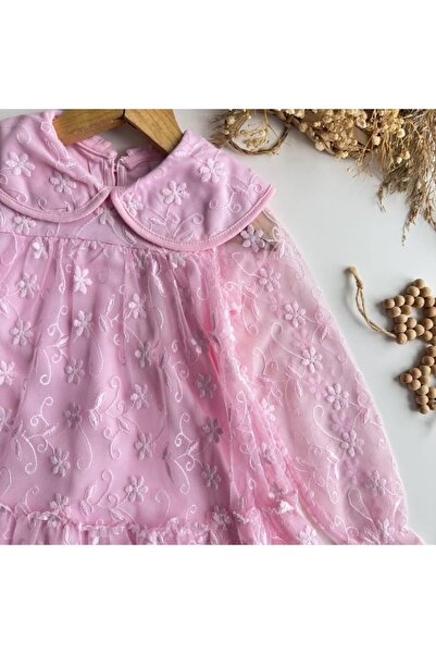 MyChino Kids Brode Embroidered Cotton Dress