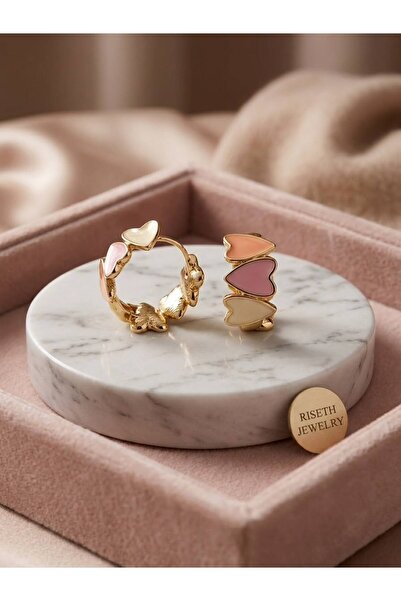 Riseth Jewelry COLORFUL HEAST EARRINGS