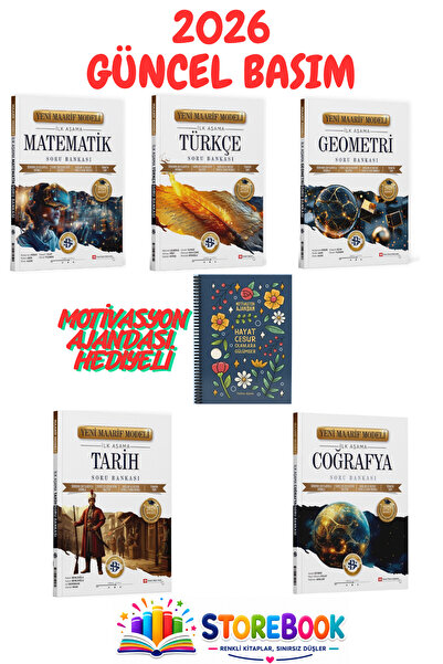 Bilgi Sarmal Yayınları TYT Maarif Matematik+Geo+Türkçe+Tarih ve Coğrafya Soru...