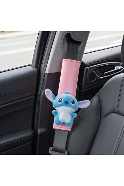 merdümek Stitch Oto emniyet kemeri omuz koruyucu - Araç emniyet kemeri aksesu...