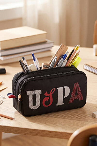 U.S. Polo Assn. PLKLK 25049-25050-25052 حقيبة أقلام بفتحتين، حقيبة أقلام مدرس...