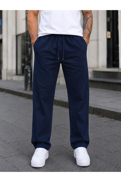 by fiyaka fashion Men's Cotton Linen Premium Quality Baggy Pants (No Showing ...