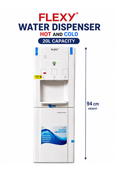 flexy Hot & Cold Water Dispenser with Cabinet | Compressor Cooling | Made in ...