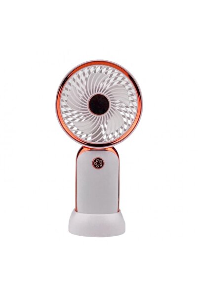 Toy Micro-ventilator din plastic cu incarcare prin USB, Alb