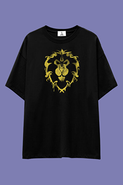 UmbraWear World of Warcraft Faction Series majica | Unisex 100% pamuk, crno-b...