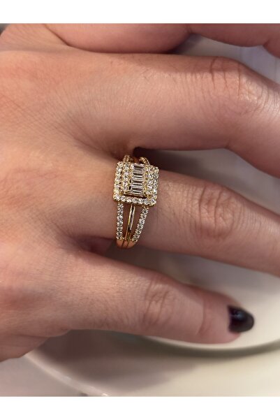 Stelle Jewelry خاتم نسائي من Xuping مرصع بالأحجار الكريمة بتصميم مزدوج الجسم ...