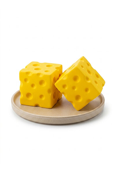 Generic Cheese Cube Squishy Toy - Yellow Cheese Shape Stress Relief Fidget To...