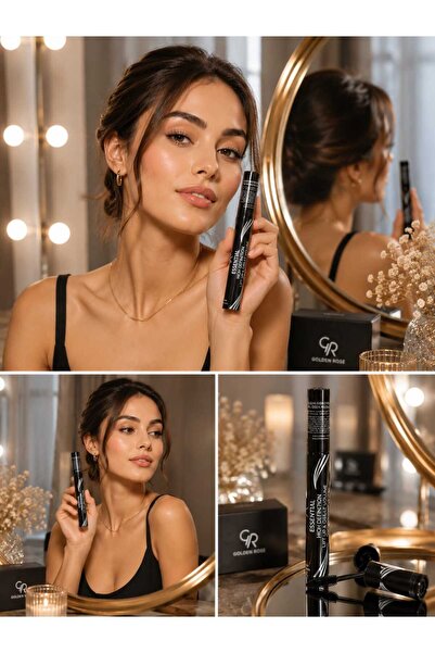 Golden Rose -ESSENTİAL High Definition Lift-Up & Great Volume Mascara 8 ml Si...