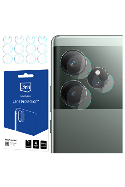 3MK Protecție lentilă din sticlă pentru Realme GT 6, rezistență ridicată la u...