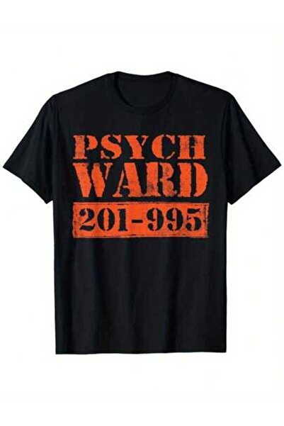 799 تي شيرت Psych Ward 201-095 Vintage Tal Hospital - حروف حمراء جريئة وتواري...