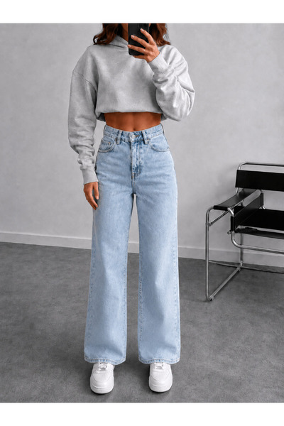 sion jeans Julia Milano Women's Denim Pants Daily Casual Wear Blue Ice Snow W...