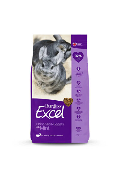 Burgess Excel Nuggets for Adult Chinchilla With Mint 1.5KG