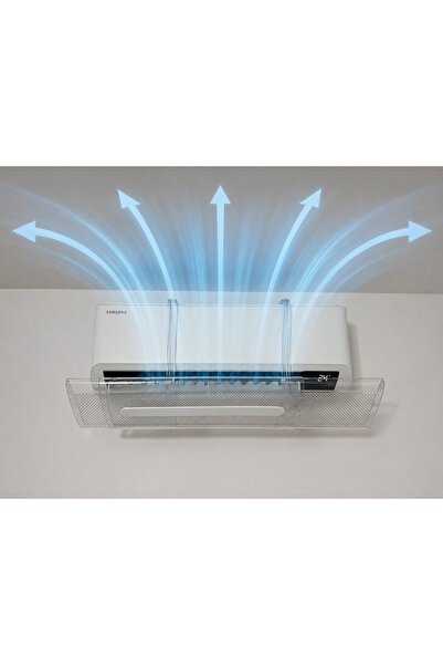 Lunix Deflector Transparent Reglabil pentru Aer Conditionat | Latime 18 cm | ...