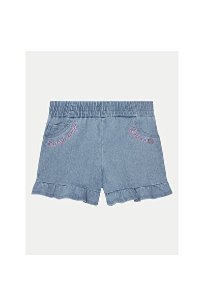 Guess Κοριτσίστικα Τζιν Σορτς K5GD04D5160 Μπλε