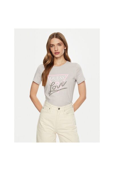 Guess Tricou de damă W5RI10I3Z14 Gri