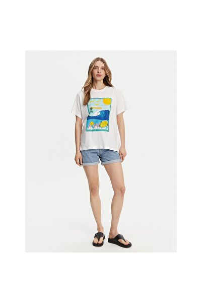 Roxy Γυναικείο T-shirt ERJZT05899-WBB2 Λευκό