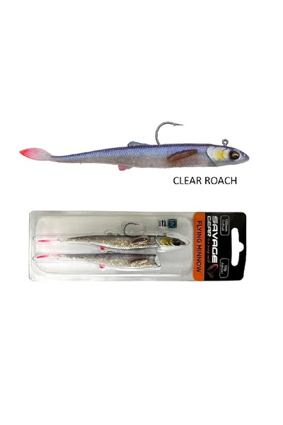 Savage Gear Flying Minnow 12gr 10cm Yapay Silikon Balık No:Clear Roach
