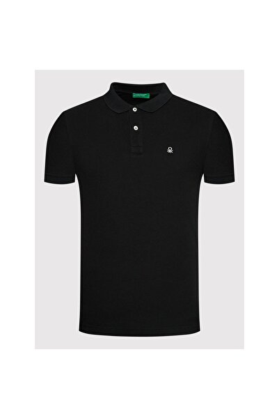 United Colors of Benetton Polo bărbați 3089J3179 Negru