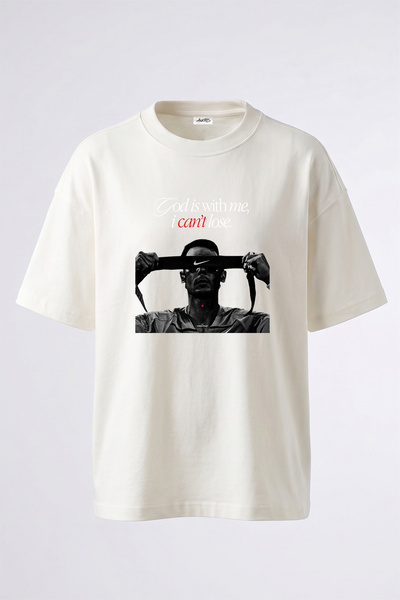Anetos Μπλουζάκι Goz Band Adam Design με στάμπα Oversize Λευκό