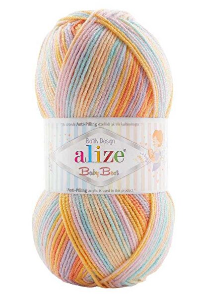 Alize Baby Best Batik 5 Pieces Baby Yarn 10% Bamboo Anti-Pilling 7931