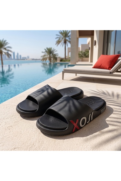 Fuzhoulanyang Men’s Summer Slippers, Lightweight Breathable Sandals, Comforta...