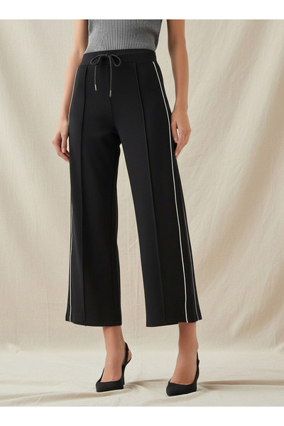 FAV SOLID PONTE STRAIGHTLEG WITH WHITE TAPE