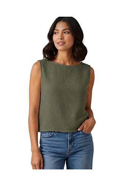 estewoman Muslin 100% Cotton Sleeveless Blouse