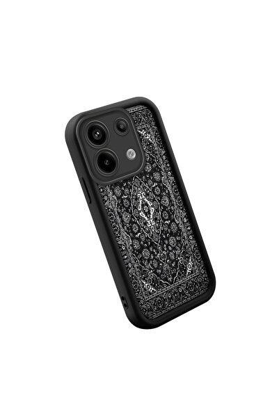 CASEVIBE Redmi Note 13 Pro 5G Uyumlu Vintage Halı Desenli Telefon Kılıfı Darb...